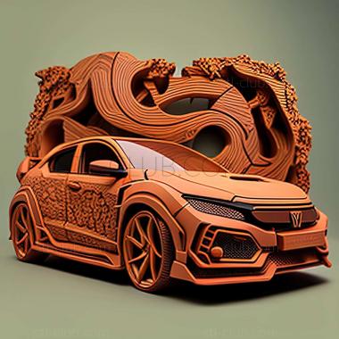 3D модель Honda Civic Type R (STL)